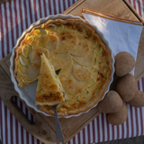 Quiche de patata y calabacín