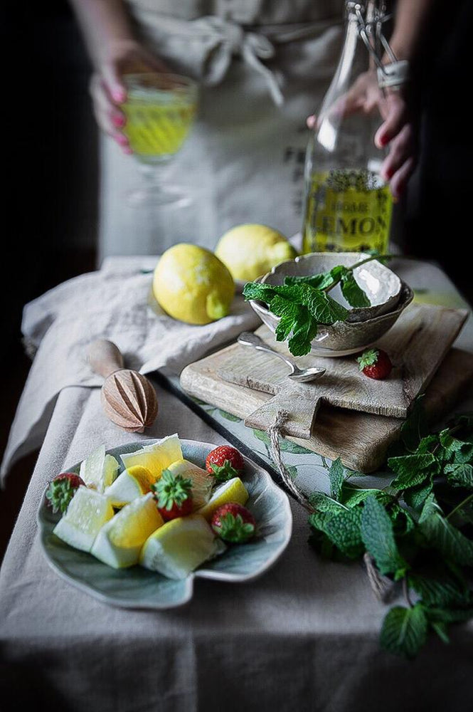 Limón con agua