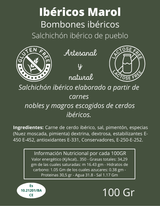 Bellotas de salchichón iberico