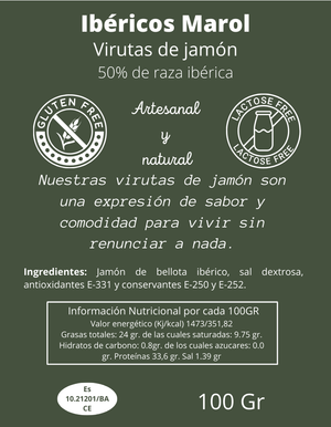 
                  
                    Virutas de jamón ibérico
                  
                