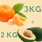 3kg Mandarinas + 2 kg Aguacates