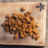 Raw almond with skin